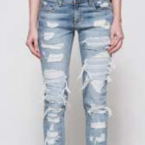 Rag & Bone Dre Brigade Distressed Boyfriend Jean
